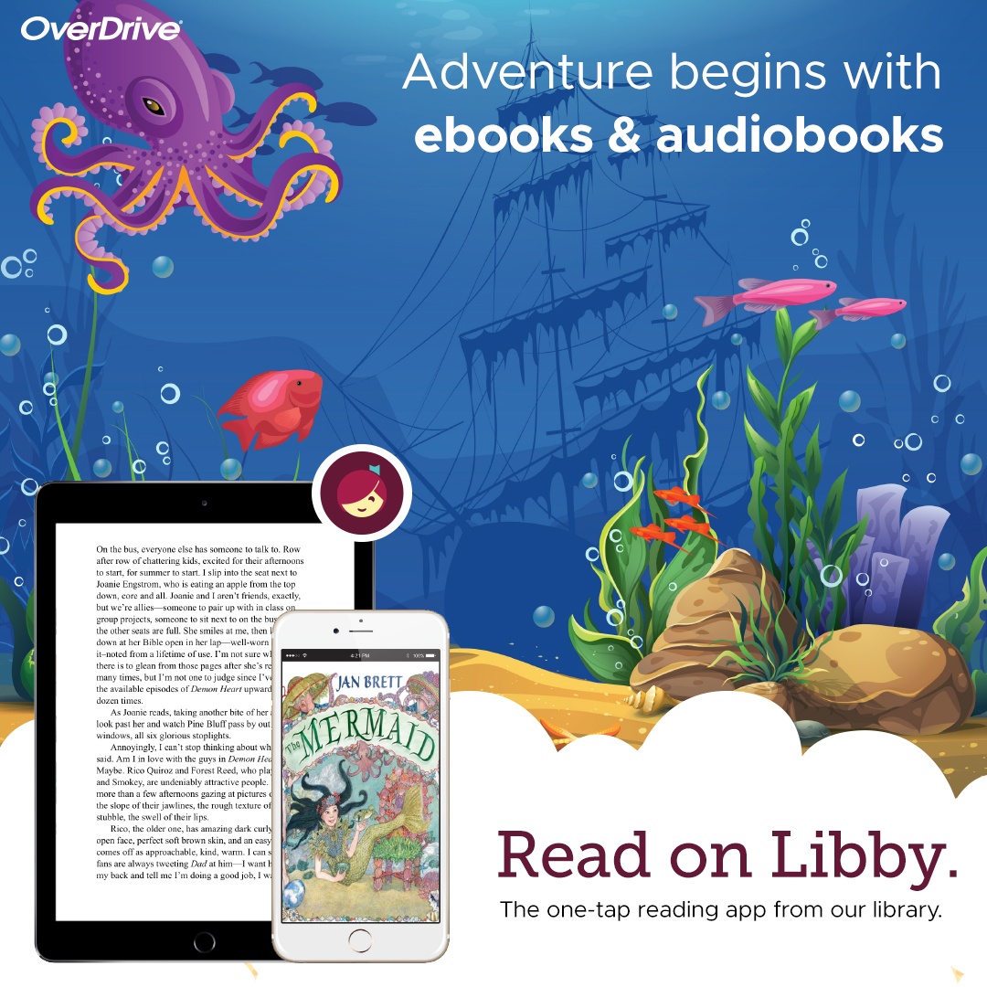 adventure begins with ebooks and audiobooks. Read on Libby, the one tap reading app from our library.